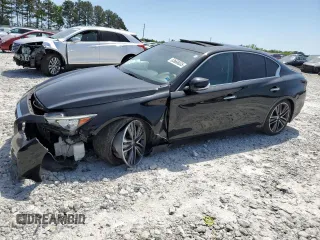 2015 Infiniti Q50 Premium z VIN JN1BV7AP8FM354240, wystawiony jako Copart lot #53668035 z przebiegiem 127 493 mil mil oraz Szkoda całkowita • Salvage title. Historia ofert i sprzedaży dostępna na DreamBid. Obrazek 1.