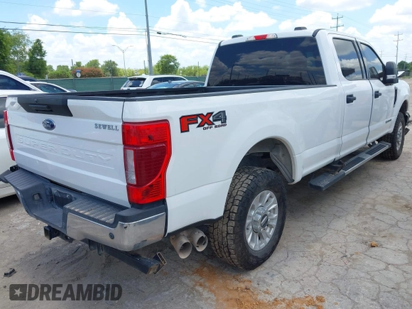2022 Ford F-250 XL with VIN 1FT7W2BT6NEC15036, listed as a IAAI auction lot 42605743 with Not provided miles and . Bid and sale history available at DreamBid. Image 4.