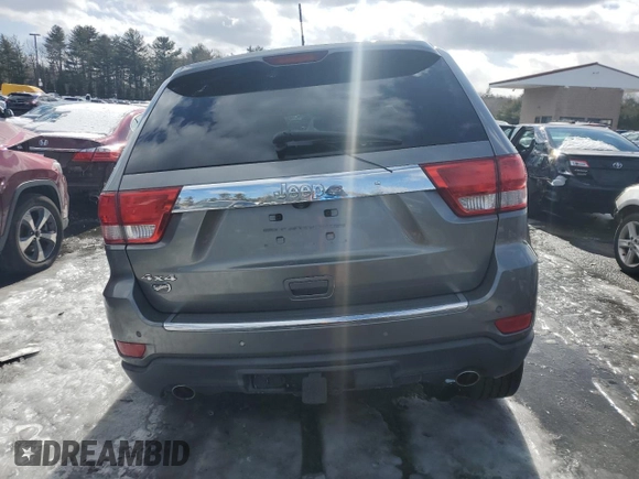 2013 Jeep Grand Cherokee Overland with VIN 1C4RJFCT0DC591531, listed as a Copart auction lot 45328925 with 170,041 mi miles and Non Repairable. Bid and sale history available at carsss.com. Image 6.
