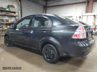 2009 Chevrolet Aveo LS with VIN KL1TD56E99B376464, listed as a Copart auction lot 85800994 with 0 mi miles and Salvage Title. Bid and sale history available at carsss.com. Image 2.