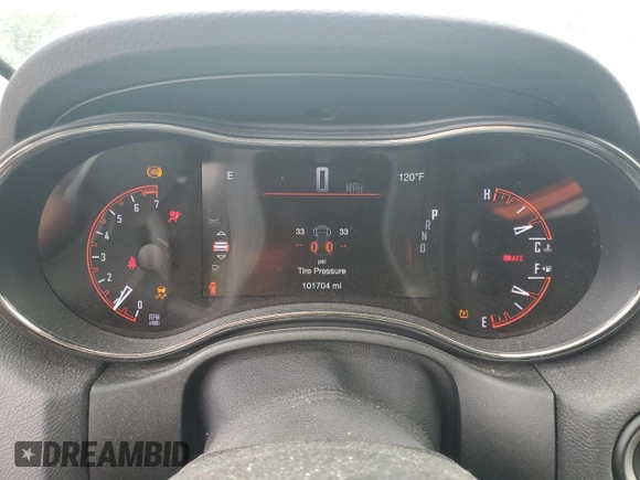 2020 Dodge Durango GT with VIN 1C4RDHDG5LC381204, listed as a Copart auction lot 54610185 with 101,704 mi miles and Salvage title. Bid and sale history available at DreamBid. Image 9.