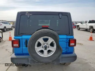 2021 Jeep Wrangler Sport S with VIN 1C4GJXAN0MW790739, listed as a Copart auction lot 47780115 with Not Provided miles and Salvage Title. Bid and sale history available at DreamBid. Image 6.