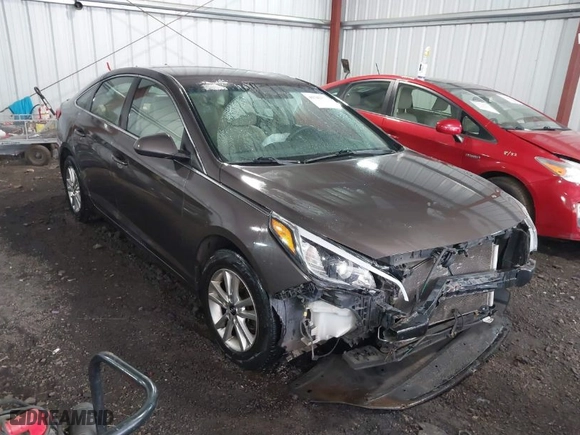 2017 Hyundai Sonata 2.4L with VIN 5NPE24AF3HH537177, listed as a IAAI auction lot 41742572 with 230,537 mi miles. Bid and sale history available at carsss.com. Image 1.