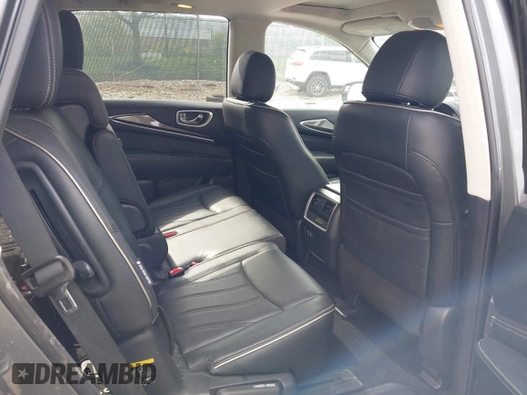 2020 Infiniti QX60 Luxe with VIN 5N1DL0MM1LC506649, listed as a IAAI auction lot 42040390 with 53,185 mi miles and . Bid and sale history available at DreamBid. Image 8.