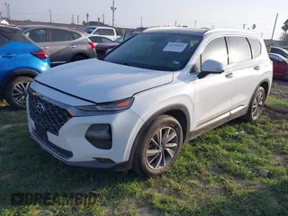2020 Hyundai Santa Fe Limited with VIN 5NMS53ADXLH217959, listed as a IAAI auction lot 41941861 with 1 mi miles. Bid and sale history available at carsss.com. Image 2.
