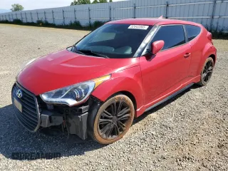 2016 Hyundai Veloster Turbo z VIN KMHTC6AE8GU262025, wystawiony jako Copart lot #52643365 z przebiegiem 57 033 mil mil oraz Szkoda całkowita • Salvage title. Historia ofert i sprzedaży dostępna na DreamBid. Obrazek 1.