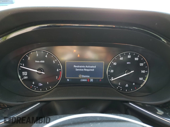 2021 Buick Envision Preferred with VIN LRBFZMR46MD109752, listed as a Copart auction lot 69614944 with 23,800 mi miles and Salvage Title. Bid and sale history available at DreamBid. Image 9.