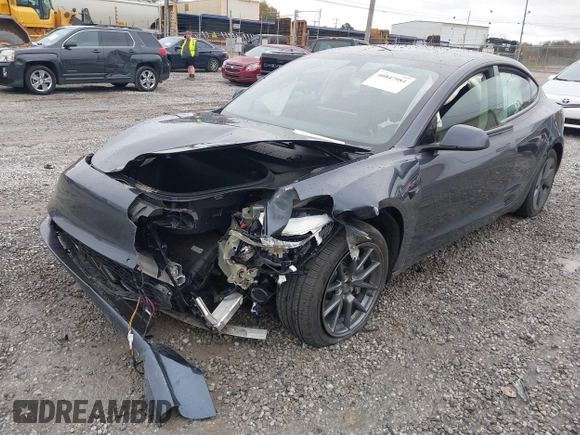 2022 Tesla Model 3 Long Range with VIN 5YJ3E1EB3NF352741, listed as a IAAI auction lot 40847981 with Not Provided miles and . Bid and sale history available at DreamBid. Image 6.