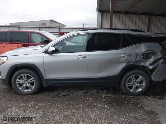 2020 GMC Terrain SLE with VIN 3GKALTEV9LL328742, listed as a IAAI auction lot 39552438 with 58,651 mi miles. Bid and sale history available at carsss.com. Image 14.