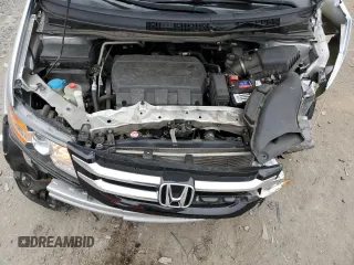 2015 Honda Odyssey Touring Elite with VIN 5FNRL5H92FB114509, listed as a Copart auction lot 43801615 with 106,054 mi miles and Salvage title. Bid and sale history available at DreamBid. Image 12.