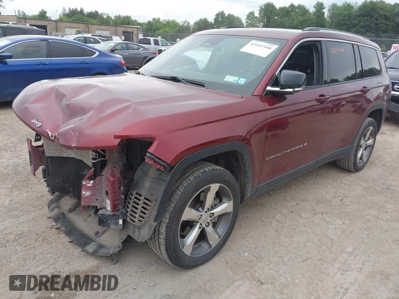 2021 Jeep Grand Cherokee Limited with VIN 1C4RJKBG1M8131407, listed as a IAAI auction lot 42545568 with 59,543 mi miles and . Bid and sale history available at DreamBid. Image 17.