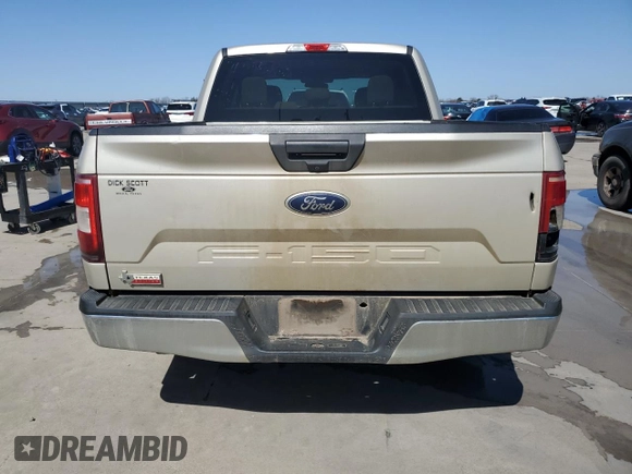 2018 Ford F-150 XL with VIN 1FTEW1CB3JKE57656, listed as a Copart auction lot 47735355 with 152,501 mi miles and Salvage title. Bid and sale history available at DreamBid. Image 6.