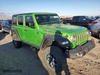 2019 Jeep Wrangler Unlimited Rubicon with VIN 1C4HJXFG9KW568065, listed as a Copart auction lot 72718884 with 58,726 mi miles and Salvage Title. Bid and sale history available at carsss.com. Image 4.