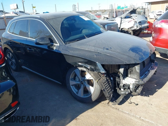 2024 Audi Q5 Premium z VIN WA1ABAFY2R2013670, wystawiony jako IAAI lot #41134099 z przebiegiem 5 940 mil mil oraz . Historia ofert i sprzedaży dostępna na DreamBid. Obrazek 1.