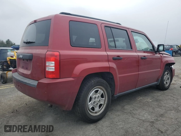 2009 Jeep Patriot Sport z VIN 1J4FT28A39D154793, wystawiony jako Copart lot #89262055 z przebiegiem 92 352 mil mil oraz Szkoda całkowita • Salvage title. Historia ofert i sprzedaży dostępna na DreamBid. Obrazek 3.