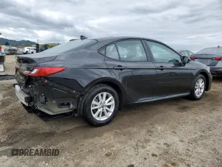 2025 Toyota Camry LE with VIN 4T1DAACK8SU099417, listed as a Copart auction lot 54768505 with 3,859 mi miles and Clean Title. Bid and sale history available at DreamBid. Image 3.