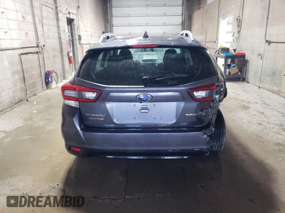 2023 Subaru Impreza Premium with VIN 4S3GTAV68P3700429, listed as a Copart auction lot 53397865 with 14,551 mi miles and Salvage title. Bid and sale history available at DreamBid. Image 6.