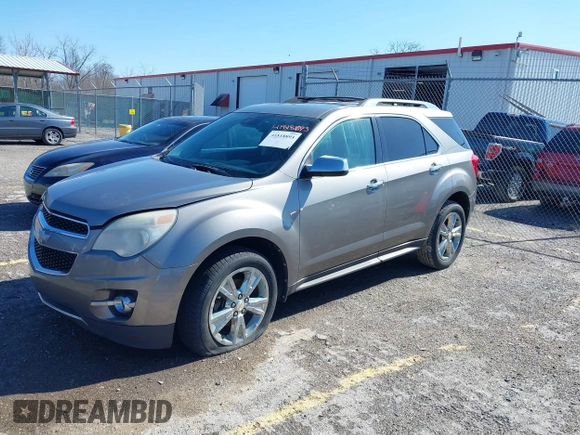 2012 Chevrolet Equinox LTZ with VIN 2GNFLGE52C6253757, listed as a IAAI auction lot 41818893 with 198,988 mi miles. Bid and sale history available at carsss.com. Image 2.
