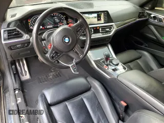 2023 BMW M4 Competition xDrive with VIN WBS43AZ02PCM18370, listed as a Copart auction lot 88975375 with 26,863 mi miles and Salvage Title. Bid and sale history available at carsss.com. Image 8.