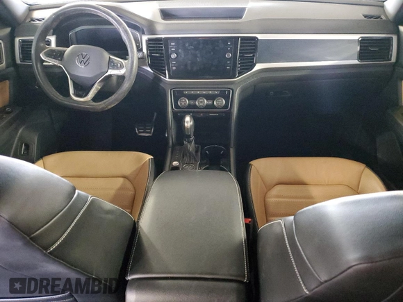 2022 Volkswagen Atlas SEL Premium R-Line with VIN 1V2FE2CA2NC208252, listed as a Copart auction lot 44740735 with Not provided miles and Salvage title. Bid and sale history available at DreamBid. Image 8.