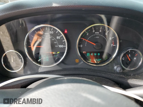 2018 Jeep Wrangler Unlimited Sahara with VIN 1C4BJWEG4JL822007, listed as a Copart auction lot 61450915 with 91,148 mi miles and Salvage title. Bid and sale history available at DreamBid. Image 9.