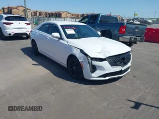 2021 Cadillac CT4 Luxury with VIN 1G6DA5RK1M0132841, listed as a IAAI auction lot 41996364 with 46,097 mi miles and . Bid and sale history available at DreamBid. Image 1.
