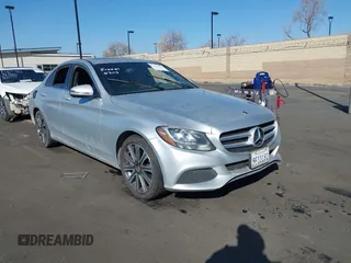 2018 Mercedes-Benz C with VIN 55SWF4JB4JU240069, listed as a IAAI auction lot 41442042 with Not Provided miles. Bid and sale history available at carsss.com. Image 1.