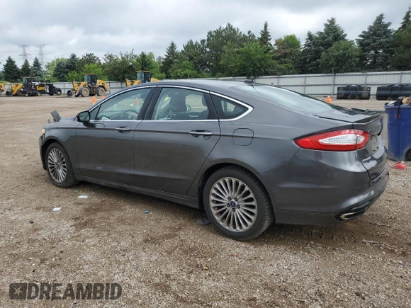 2016 Ford Fusion Titanium with VIN 3FA6P0K96GR317413, listed as a Copart auction lot 61256585 with 91,915 mi miles and Salvage title. Bid and sale history available at DreamBid. Image 2.