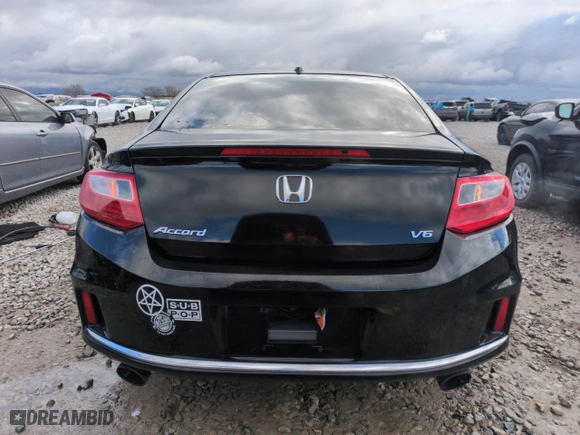 2014 Honda Accord Coupe EX-L with VIN 1HGCT2B8XEA002697, listed as a Copart auction lot 47836225 with NaN miles and Salvage Title. Bid and sale history available at carsss.com. Image 6.