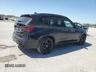 2023 BMW X3 sDrive30i with VIN 5UX43DP05P9P87523, listed as a Copart auction lot 52484675 with 24,834 mi miles and Salvage Title. Bid and sale history available at DreamBid. Image 3.