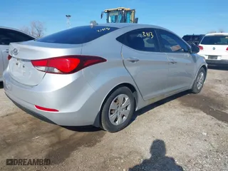 2016 Hyundai Elantra SE with VIN KMHDH4AE3GU529999, listed as a IAAI auction lot 41932413 with 171,360 mi miles. Bid and sale history available at carsss.com. Image 4.