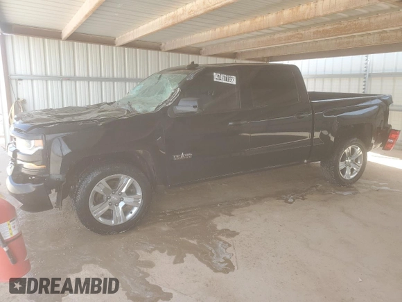 2018 Chevrolet Silverado 1500 Custom with VIN 3GCPCPEC0JG262793, listed as a Copart auction lot 47497155 with 156,871 mi miles and Clean Title. Bid and sale history available at DreamBid. Image 1.