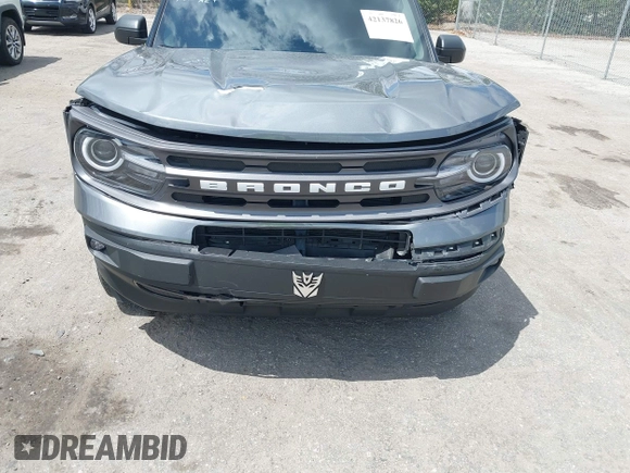 2024 Ford Bronco Sport Big Bend z VIN 3FMCR9B64RRF49928, wystawiony jako IAAI lot #42137826 z przebiegiem 30 277 mil mil oraz . Historia ofert i sprzedaży dostępna na DreamBid. Obrazek 6.