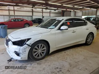 2021 Infiniti Q50 Pure with VIN JN1EV7AP7MM700174, listed as a Copart auction lot 62968275 with Not provided miles and Clean title. Bid and sale history available at DreamBid. Image 1.