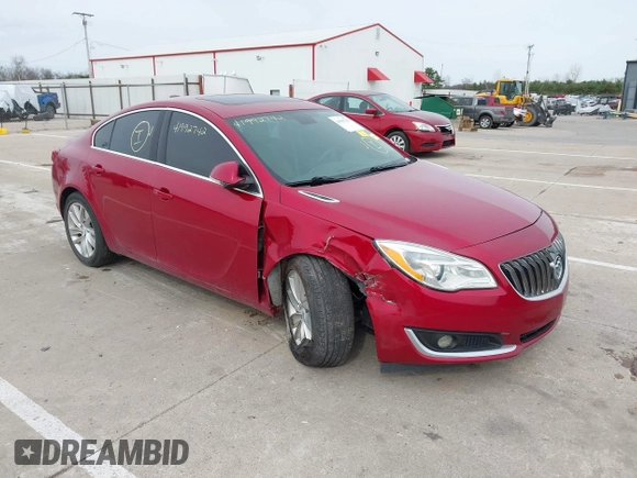 2015 Buick Regal Premium I z VIN 2G4GN5EX3F9273320, wystawiony jako IAAI lot #41992742 z przebiegiem 133 753 mil mil oraz . Historia ofert i sprzedaży dostępna na DreamBid. Obrazek 1.
