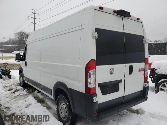 2017 Ram ProMaster Cargo with VIN 3C6TRVDG9HE517606, listed as a Copart auction lot 45267115 with 64,708 mi miles and Clean Title. Bid and sale history available at carsss.com. Image 2.