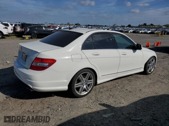 2008 Mercedes-Benz C 350 Sport with VIN WDDGF56X28R031391, listed as a Copart auction lot 50551125 with 175,049 mi miles and Clean Title. Bid and sale history available at DreamBid. Image 3.