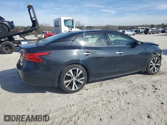 2017 Nissan Maxima SV with VIN 1N4AA6AP3HC431173, listed as a Copart auction lot 49518425 with 77,870 mi miles and Salvage Title. Bid and sale history available at DreamBid. Image 3.