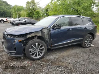 2025 Acura MDX Technology z VIN 5J8YE1H48SL009162, wystawiony jako Copart lot #58156955 z przebiegiem 9 265 mil mil oraz Szkoda całkowita • Salvage title. Historia ofert i sprzedaży dostępna na DreamBid. Obrazek 1.