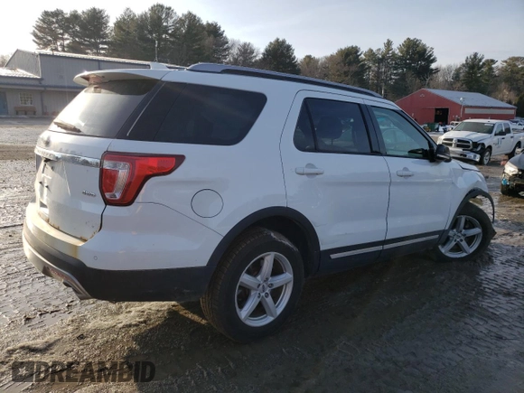 2016 Ford Explorer XLT with VIN 1FM5K8D81GGA41913, listed as a Copart auction lot 46313125 with 156,600 mi miles and Salvage Title. Bid and sale history available at carsss.com. Image 3.