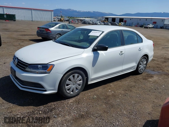 2015 Volkswagen Jetta Sedan 2.0L S with VIN 3VW2K7AJ3FM404609, listed as a IAAI auction lot 42090194 with 159,991 mi miles. Bid and sale history available at carsss.com. Image 2.