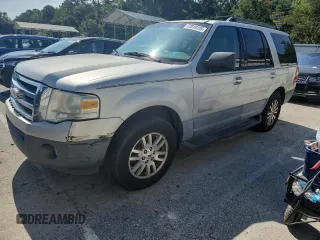 2007 Ford Expedition XLT with VIN 1FMFU15507LA51463, listed as a Copart auction lot 63819155 with 252,641 mi miles and Clean title. Bid and sale history available at DreamBid. Image 1.