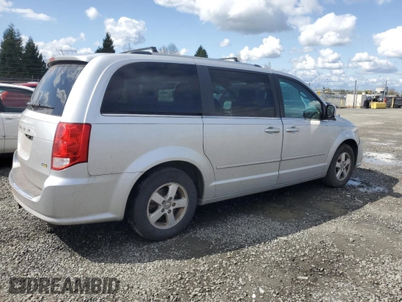 2011 Dodge Grand Caravan Crew with VIN 2D4RN5DG8BR755129, listed as a Copart auction lot 50531765 with 153,104 mi miles and Salvage Title. Bid and sale history available at DreamBid. Image 3.