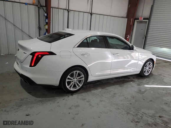 2024 Cadillac CT4 Luxury with VIN 1G6DA5RK5R0131912, listed as a Copart auction lot 48814235 with 20,798 mi miles and Clean Title. Bid and sale history available at carsss.com. Image 3.