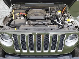 2023 Jeep Wrangler Sahara with VIN 1C4JJXP62PW553101, listed as a Copart auction lot 85543124 with 28,157 mi miles and Salvage Title. Bid and sale history available at DreamBid. Image 12.