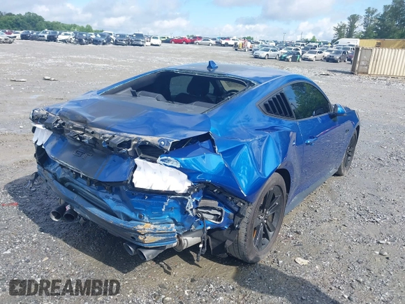 2024 Ford Mustang GT with VIN 1FA6P8CFXR5412162, listed as a IAAI auction lot 42203438 with 21,013 mi miles and . Bid and sale history available at DreamBid. Image 4.