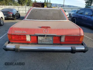 1989 Mercedes-Benz 560 SL with VIN WDBBA48D4KA098854, listed as a Copart auction lot 85074084 with 146,258 mi miles and Clean Title. Bid and sale history available at carsss.com. Image 6.