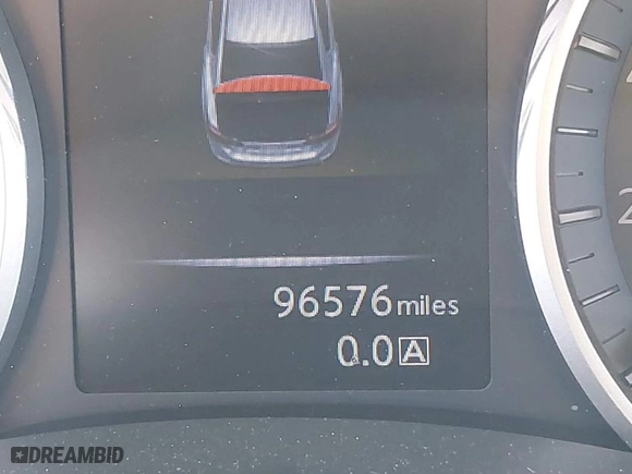 2018 Infiniti Q50 RED SPORT 400 with VIN JN1FV7AR5JM481250, listed as a IAAI auction lot 41956095 with 96,576 mi miles. Bid and sale history available at carsss.com. Image 16.