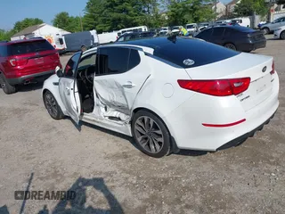 2015 Kia Optima SXL Turbo with VIN 5XXGR4A6XFG469571, listed as a IAAI auction lot 42484269 with 94,372 mi miles and . Bid and sale history available at DreamBid. Image 3.