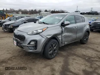 2021 Kia Sportage S with VIN KNDP6CAC7M7888945, listed as a Copart auction lot 47769305 with 61,571 mi miles and Salvage Title. Bid and sale history available at DreamBid. Image 1.